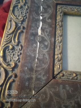 Germany Mid Century Picture Frame  Purchased Auction Frankfurt Germany.Ornate